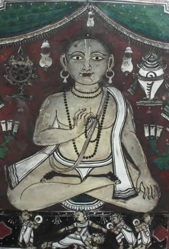 Mural painting of Atibadi Jagannath Dasa